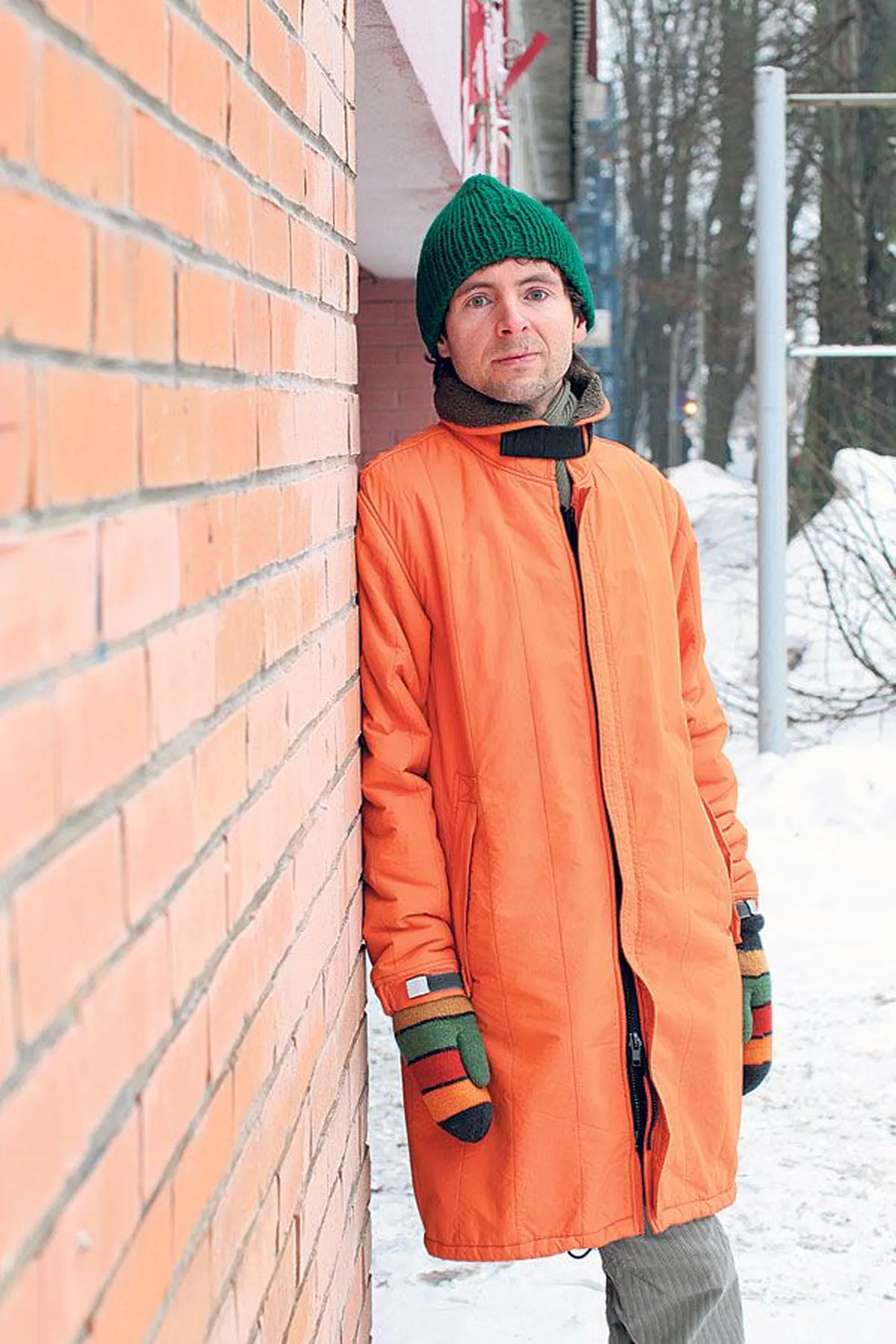 Inspireeriv ümbrus: kunstnik August Künnapu kodutänaval.