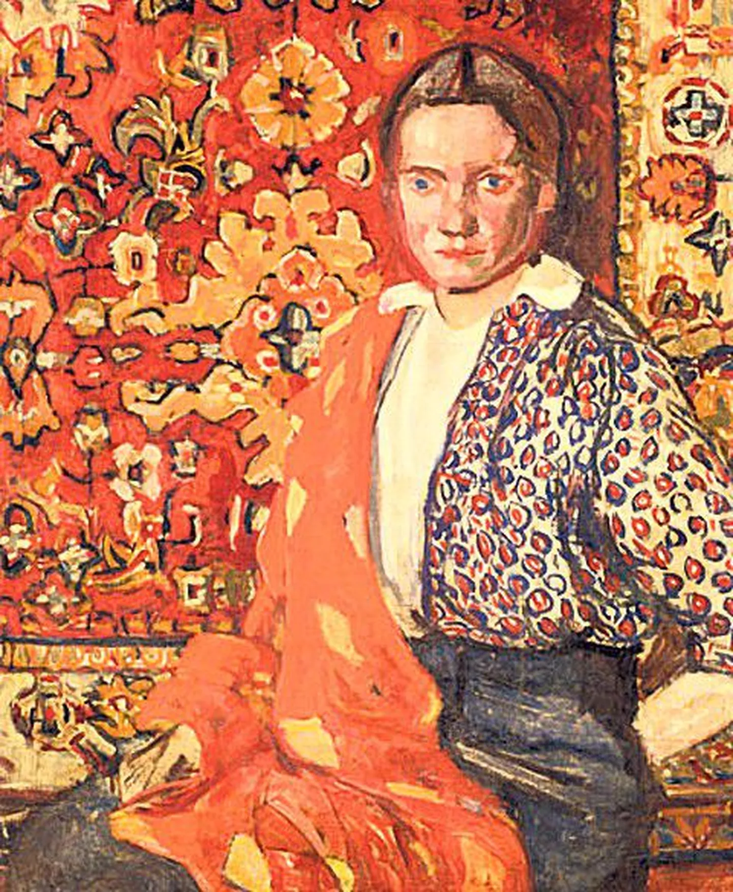 Villem Ormisson «Neiu portree» («Helvi Jürisoo») (1914–1916), õli lõuendil.
Villem Ormissoni (1892–1941) töid on säilinud vähe. Tema loomingu algaastate teostes on ülekaalus soojad heledad toonid. «Neiu portree» on üks teadaolevalt varasemaid töid, kus oma käekirja kujundav kunstnik on loonud värvi- ja vormiotsingutes kirja ja elujaatava portree.
Maal müüdi Hausi oksjonil 400 000 krooniga.