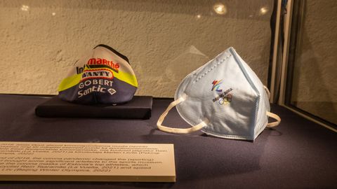 GALERII ⟩ Ämblikrattast koroonamaskideni: spordi- ja olümpiamuuseum tähistas 60. aastapäeva juubelinäitusega