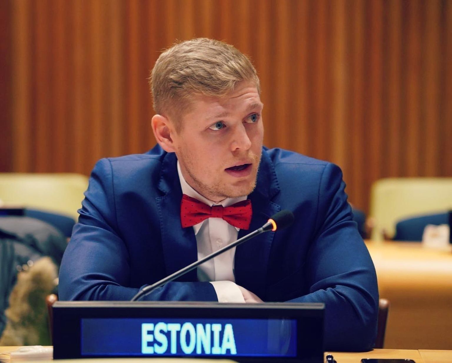 Endrik Raun, diplomaat Eesti alalises esinduses ÜRO juures FOTO: Erakogu