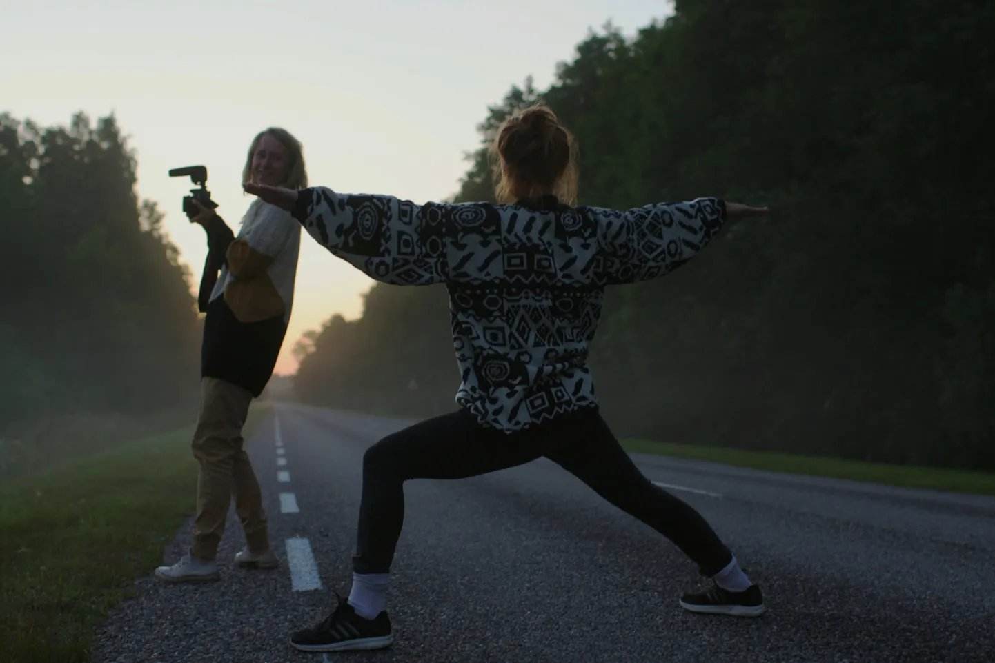 HTF 2017 filmiprotsessi lavastajad Karolin Poska ja Laura Lisete Roosaar.