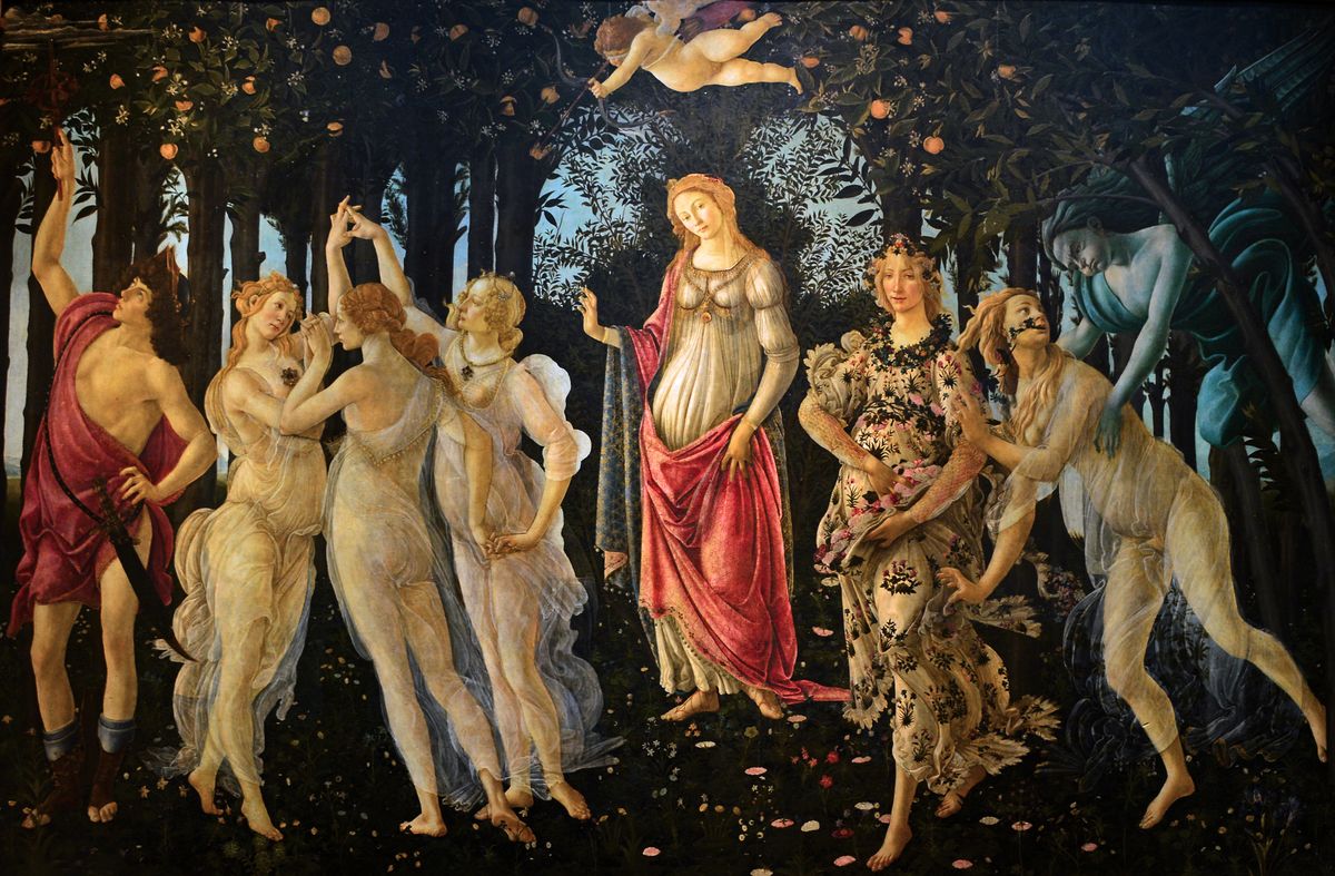 "Primavera", Sandro Boticelli, 1482. gads
