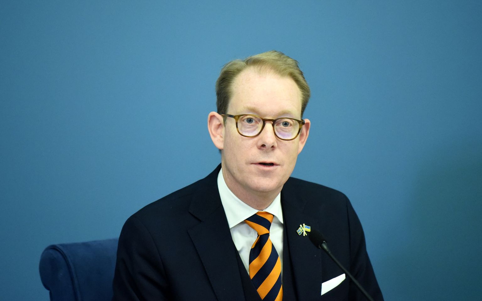 Zviedrijas ārlietu ministrs Tobiass Bilstrēms