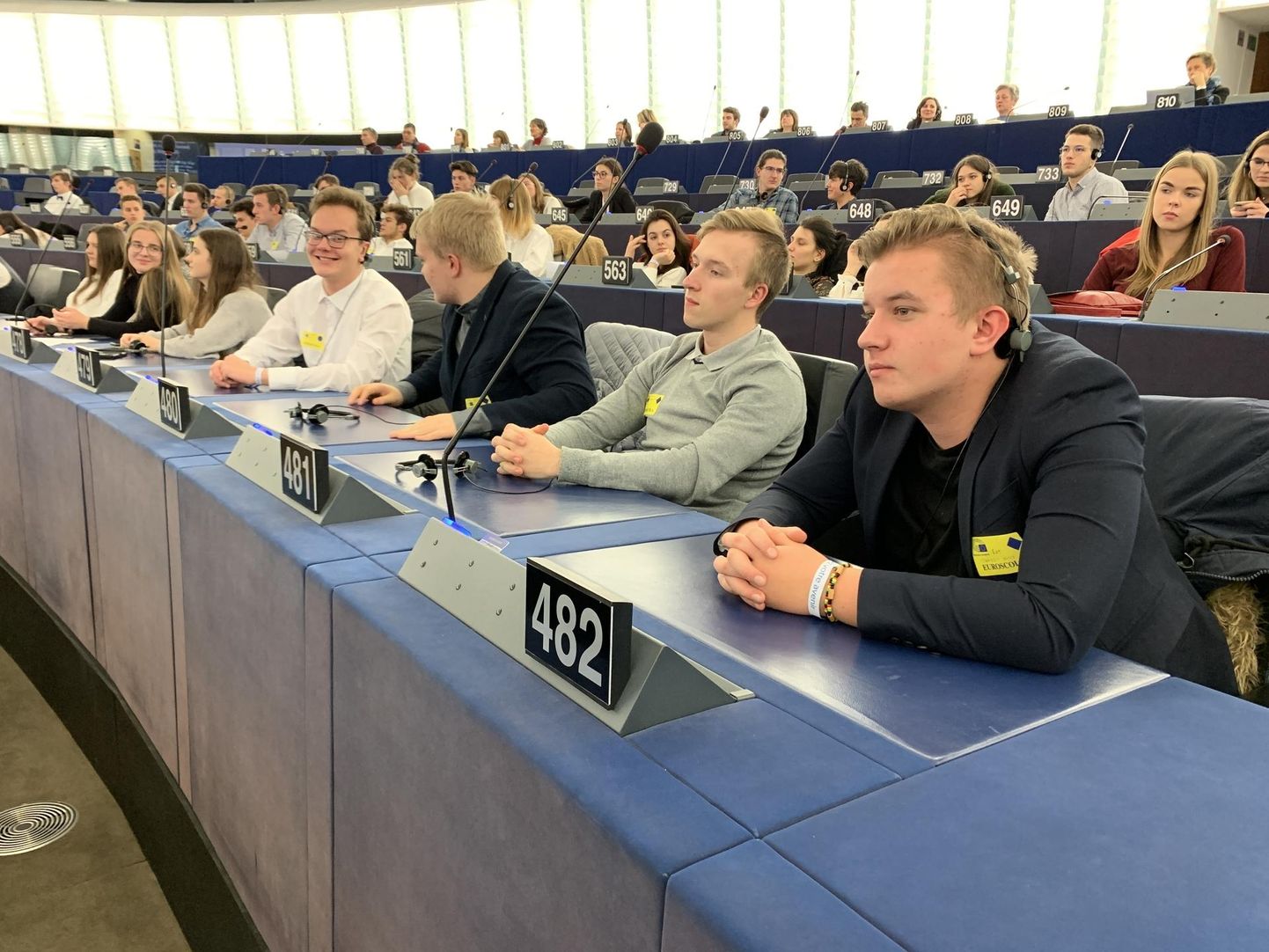 Töömeeleolus Valga õpilased Euroopa Parlamendis