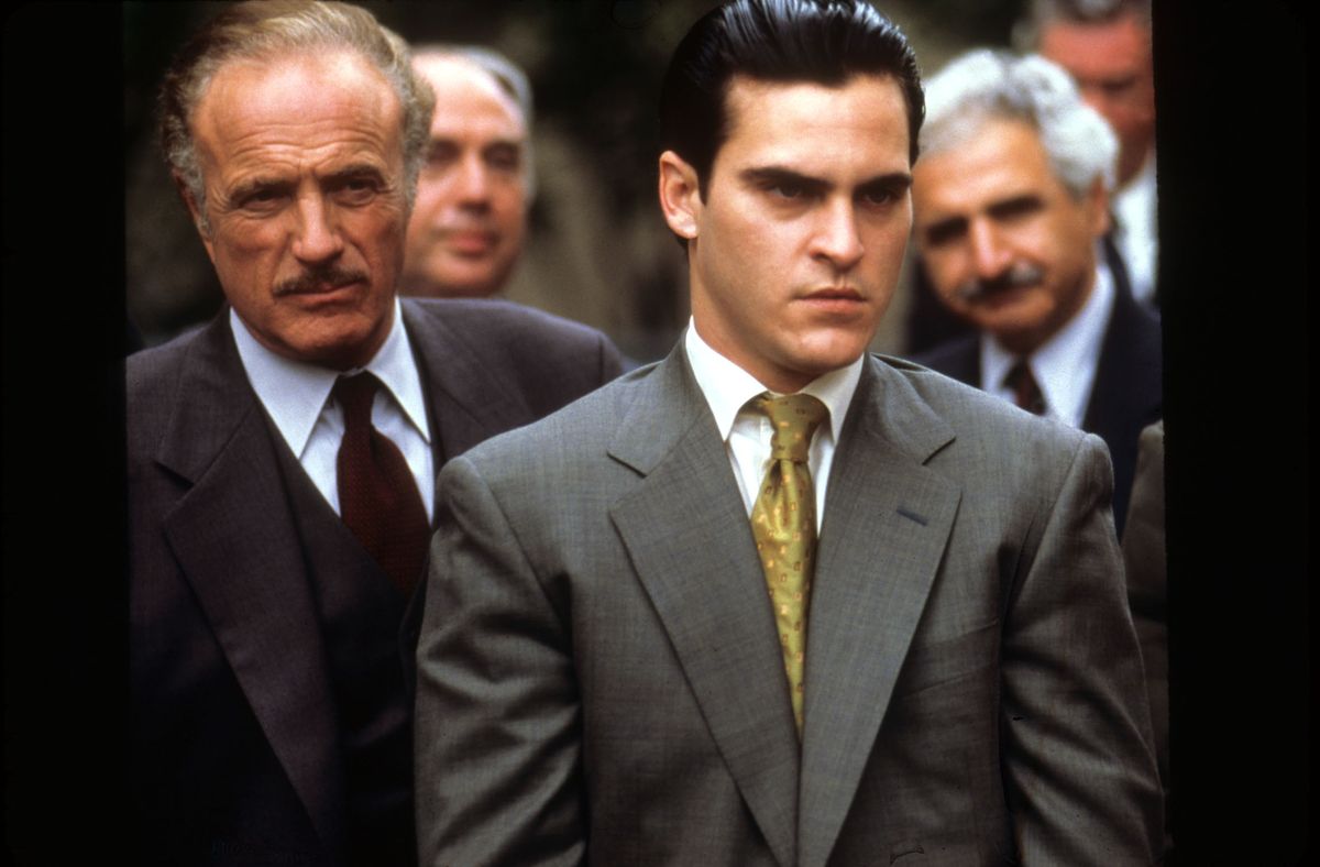 Joaquin Phoenix 2000. aasta filmis «Reetmine».