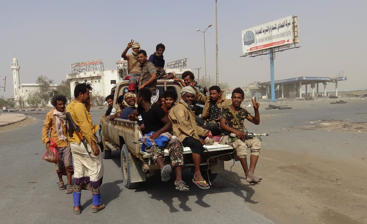 Jeemeni valitsusmeelsed sõjaväelased.