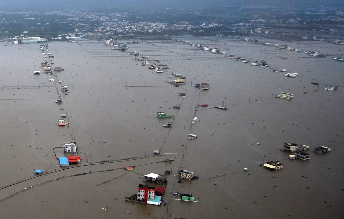 Наводнение на Тайване.