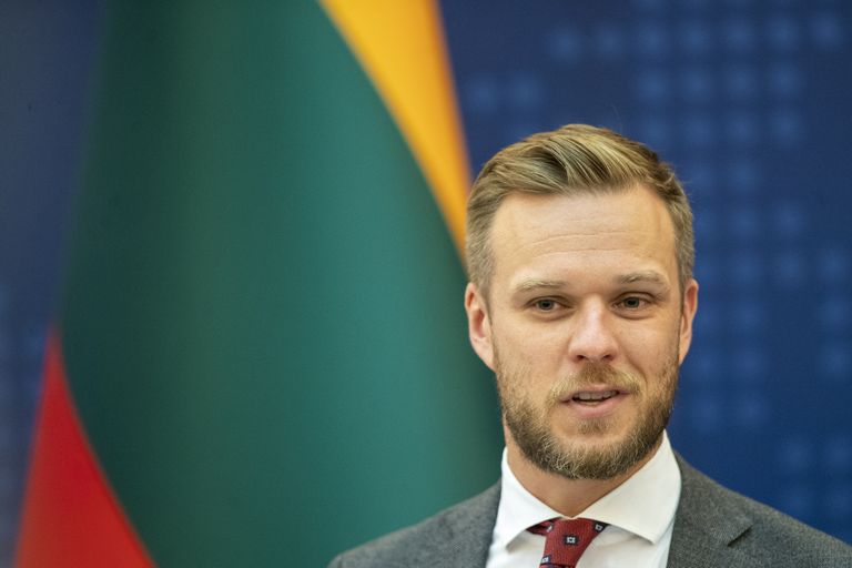 Leedu välisminister Gabrielius Landsbergis.