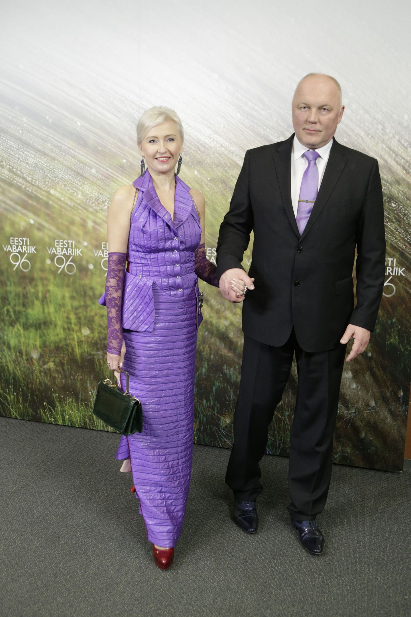 Kristiina Ojuland ja Raimo Kägu tänavu veebruaris presidendi vastuvõtul.