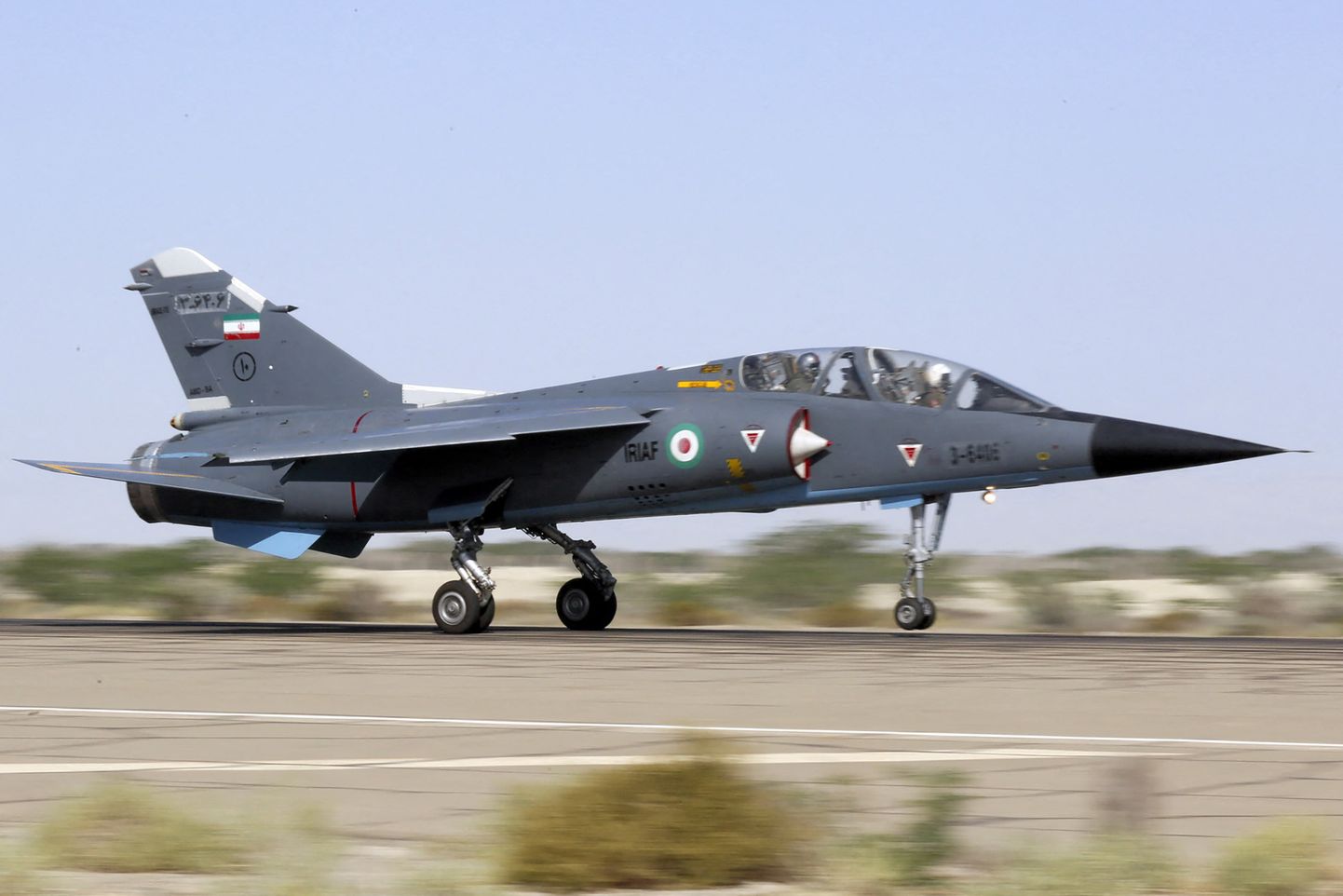 Iraani õhujõudude Mirage F1. Pilt on illustreeriv.