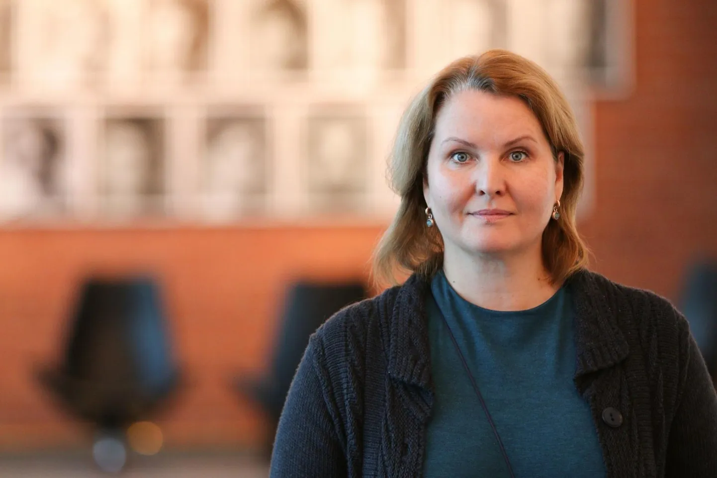 Garmen Taborile on Ugala olnud aastakümneid tagasi lausa koduks. Nüüd hakkab ta seda teatrit juhtima.   FOTO: Heigo Teder