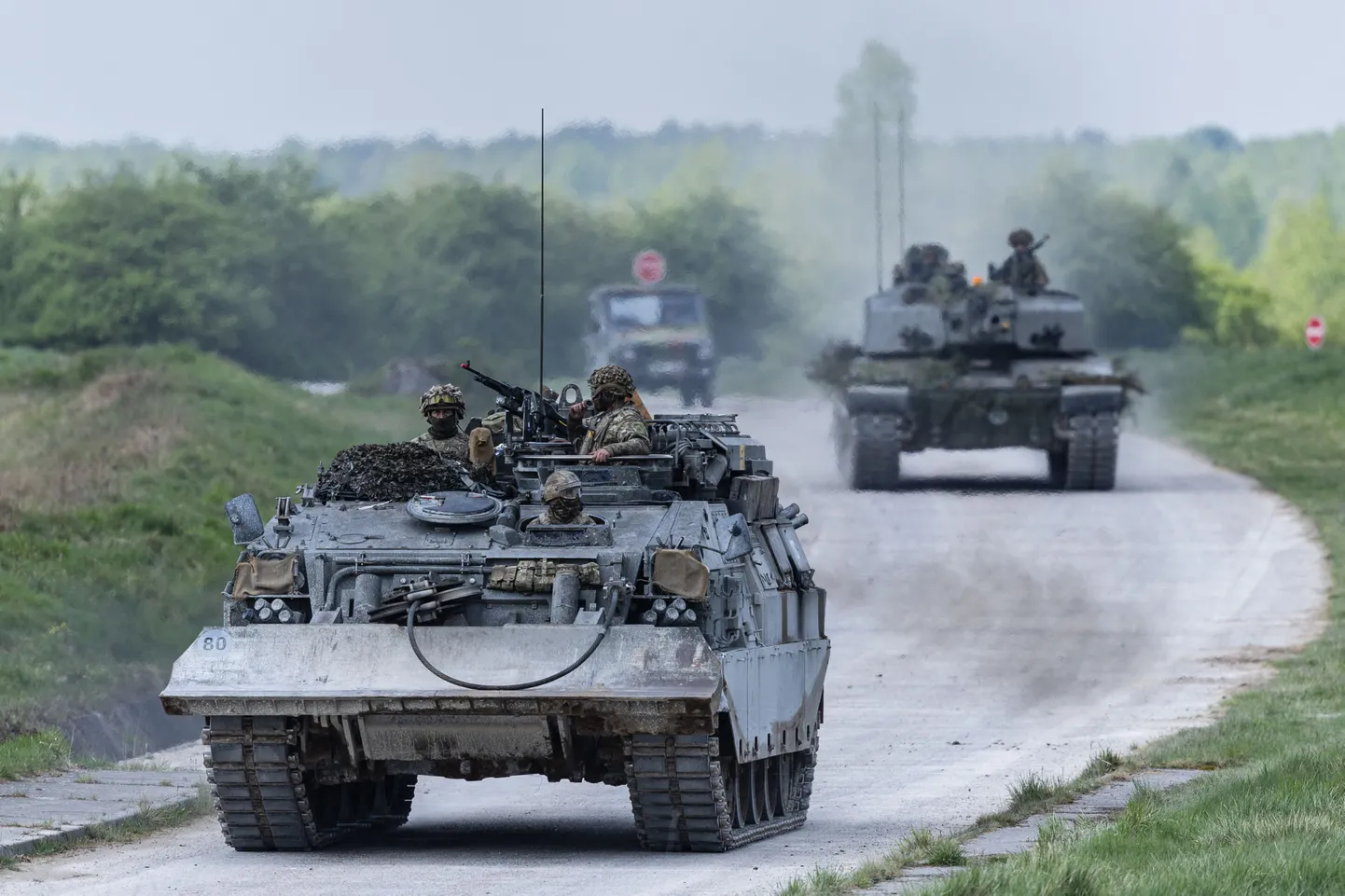 Brit sõjaväelased aprillis Prantsusmaal õppusel. Foto on illustratiivne.