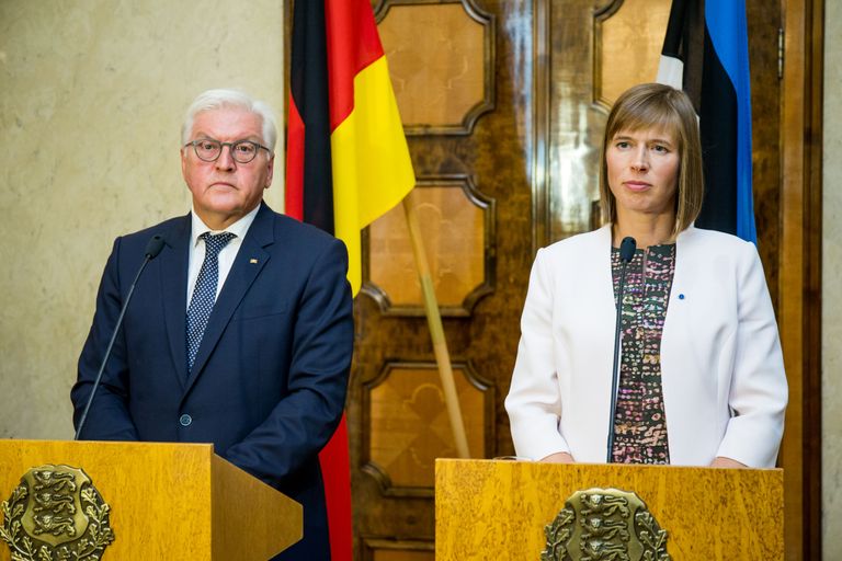 Eesti president Kersti Kaljulaid ja Saksamaa president Frank-Walter Steinmeier.