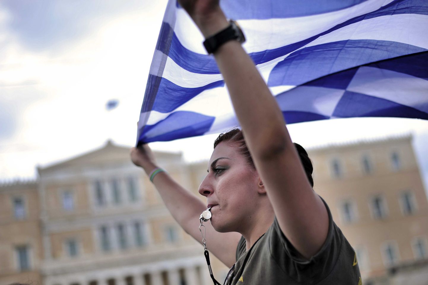 Kreeka meeleavaldaja.