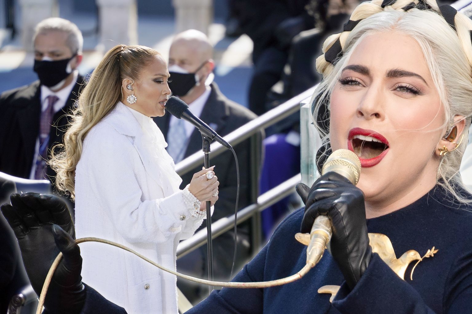 Dženifera Lopesa, Lēdija Gāga (Lady Gaga) Džo Baidena inaugurācijā