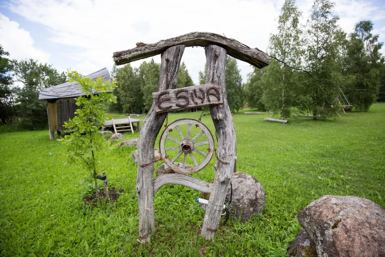 Esna külaplatsile on kohalikud ehitanud külakiige ja laululava, just siin toimub igal kevadel rahvarohke Naabriplika laat.