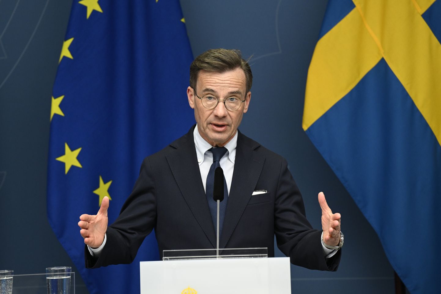 Zviedrijas premjerministrs Ulfs Kristersons.