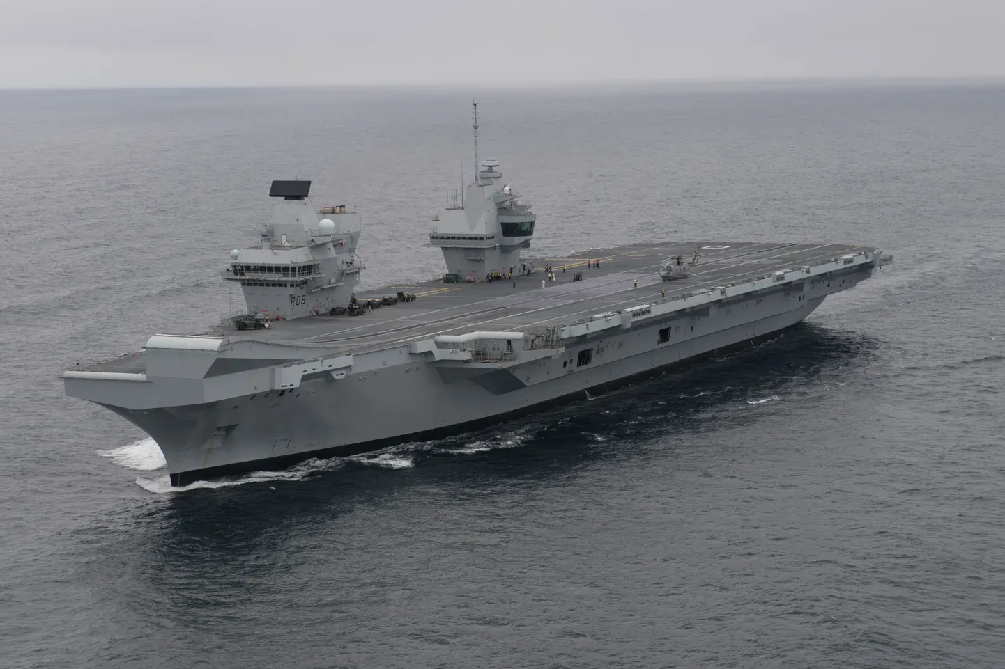 HMS Queen Elizabeth.