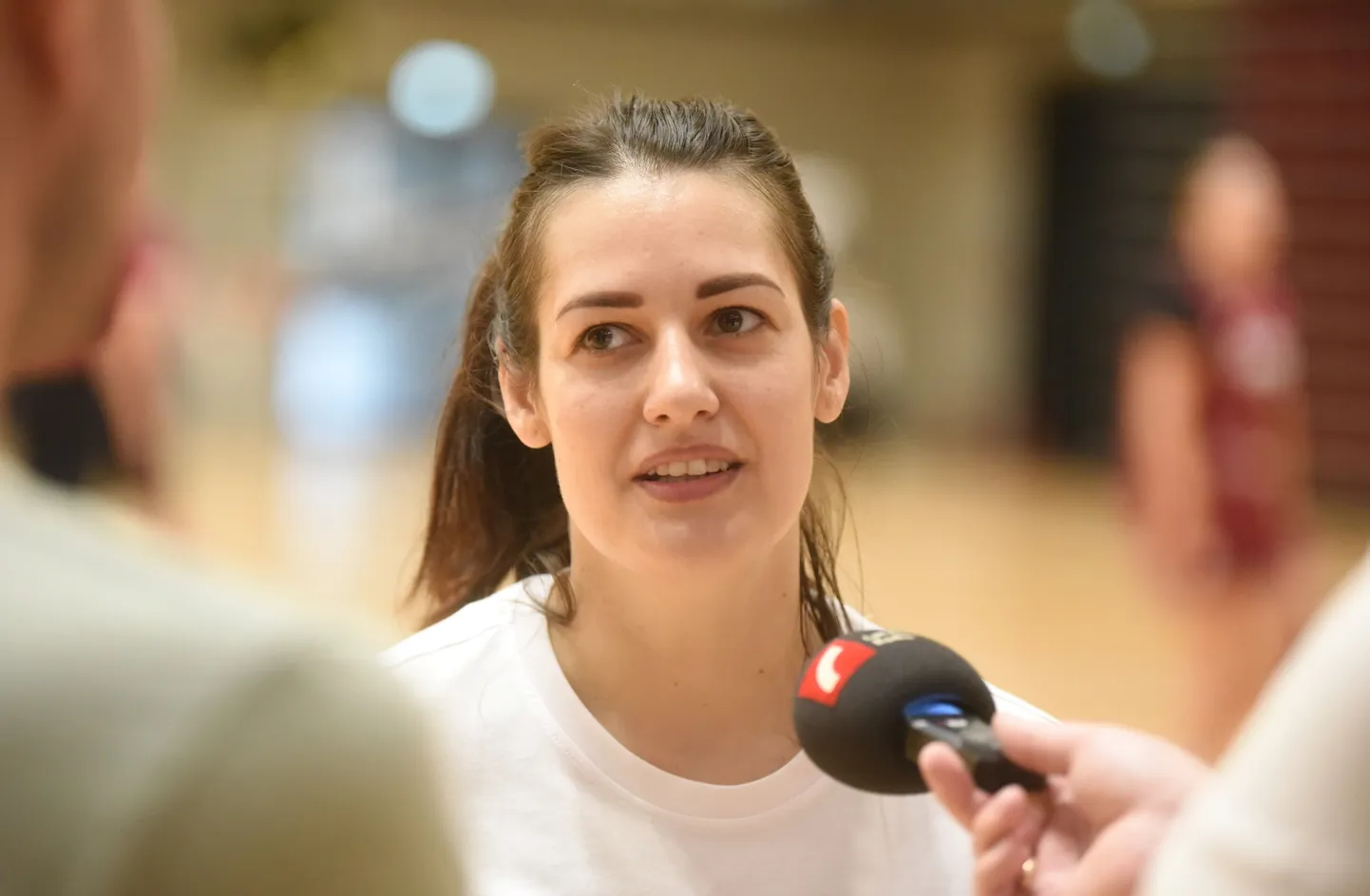 Latvijas sieviešu basketbola izlases spēlētāja Ieva Pulvere