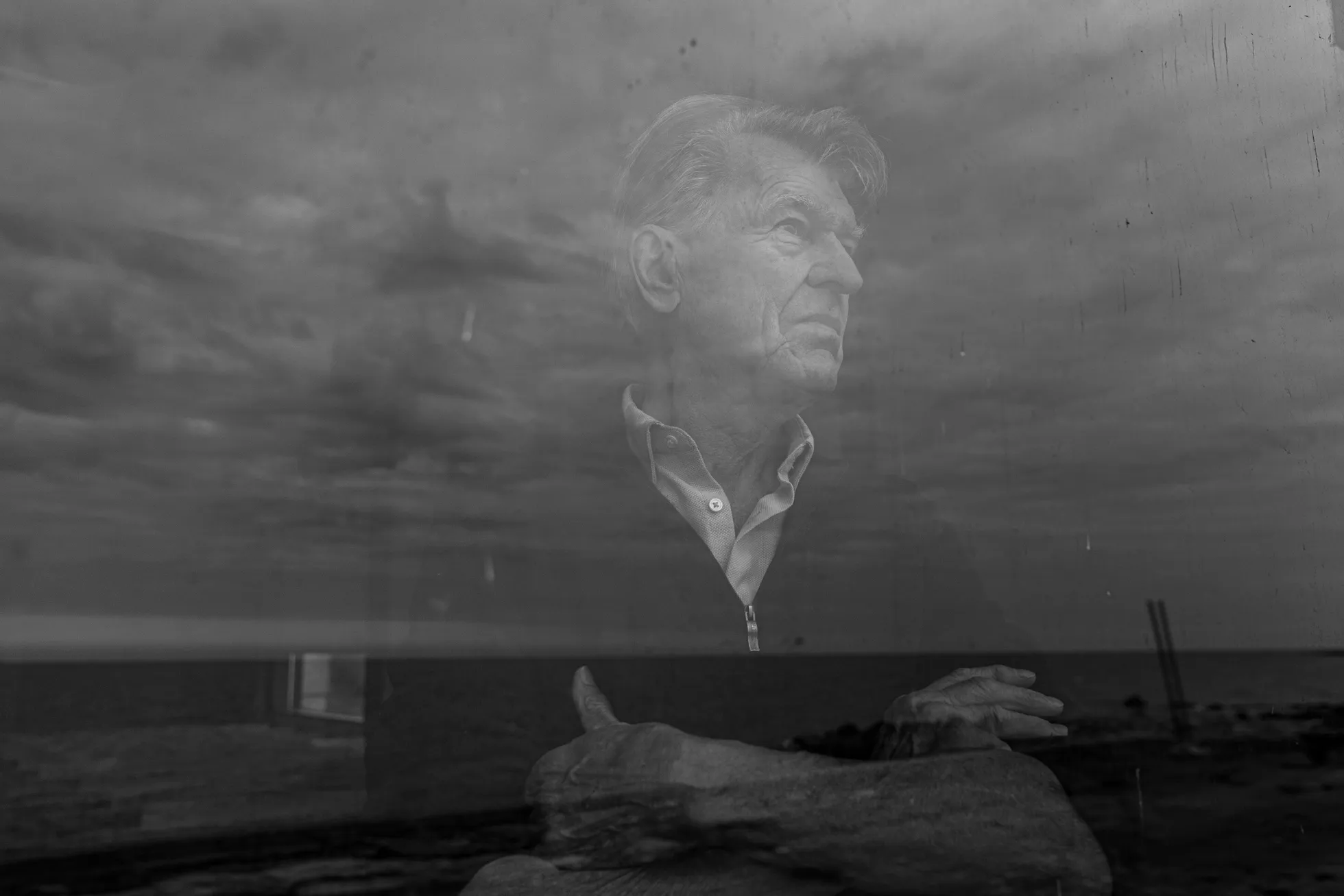 Aasta parim portreefoto  «Visionäär», millel on Jaan Manitski, kes arendab kodukülas Viinistul kunstielu.