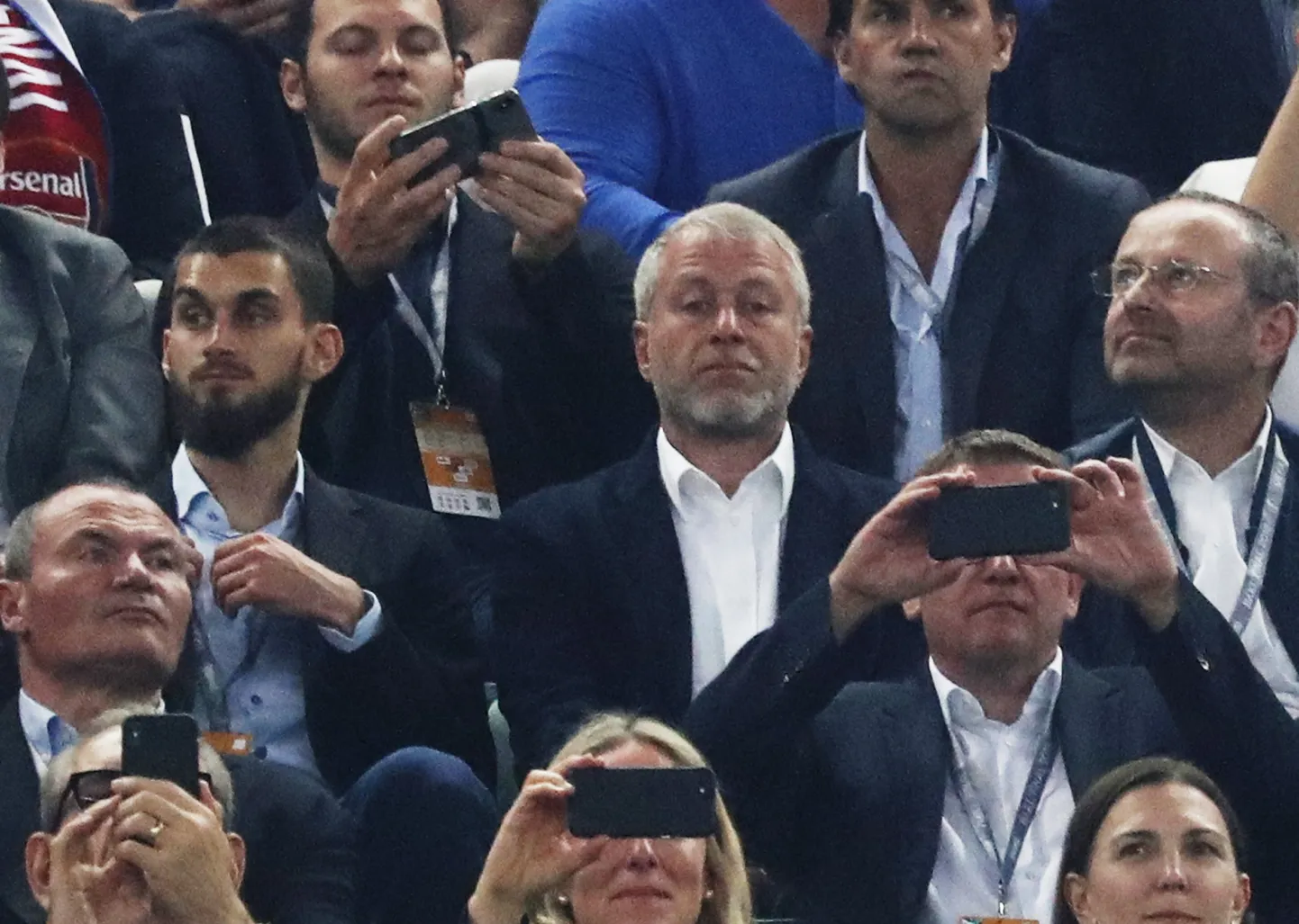 Роман Абрамович с сыном Аркадием