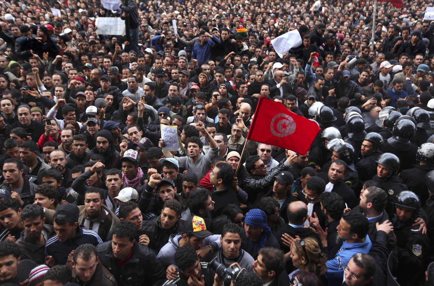 2011. aasta protestid Tuneesias.