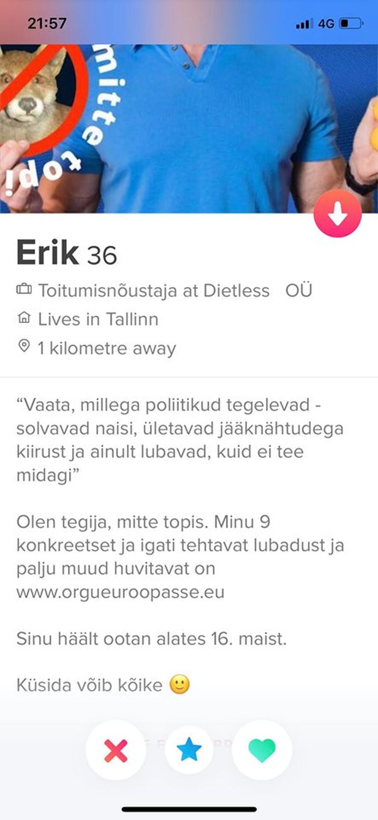 Erik Orgu Tinderis