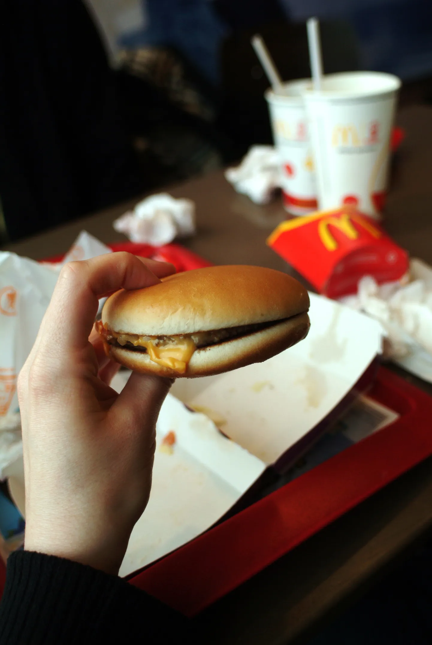McDonald'si restorani söök.
