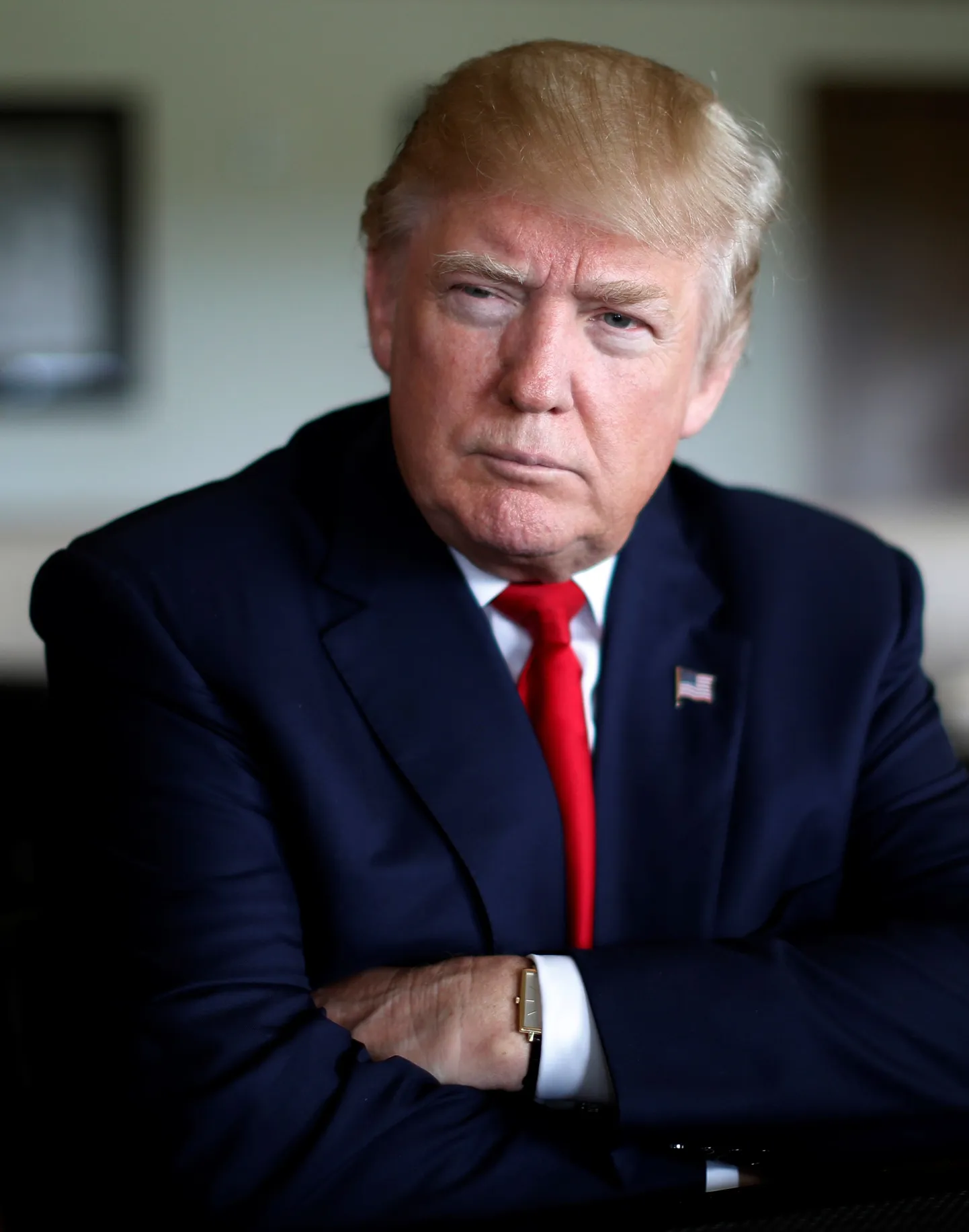 Donald Trump andmas intervjuud Trump National Doral golfiklubis.