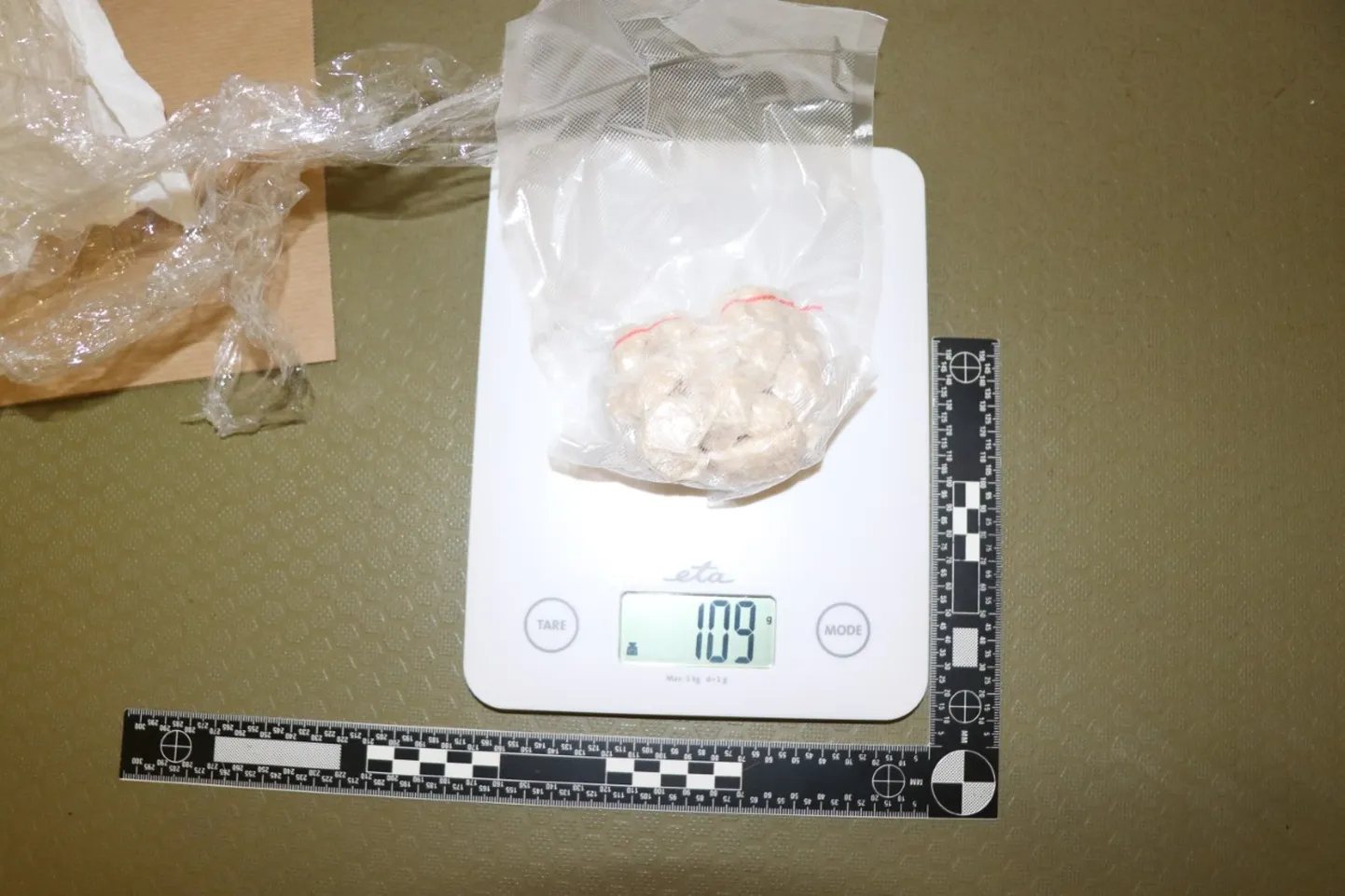 109 grammi karfentanüüli - tugevat sünteetilist narkootikumi.