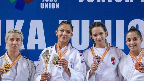 На этапе кубка Европы наша дзюдоистка Дарья Михайлова заняла второе место