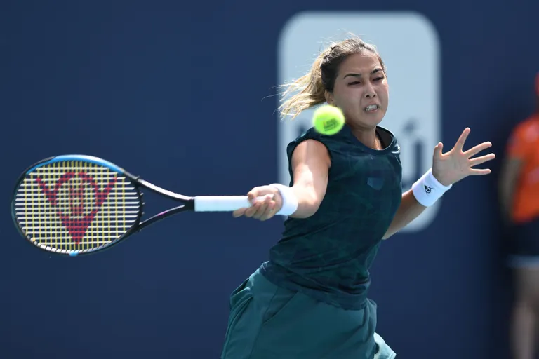Zarina Diyas 2021. aasta Miami Openil.