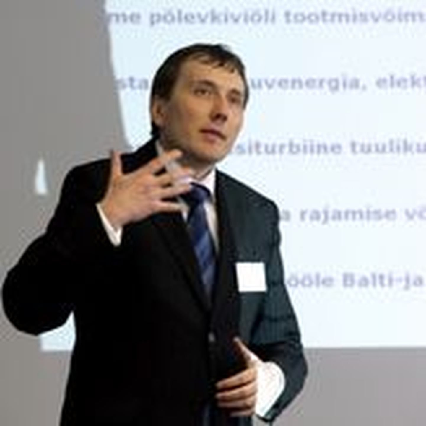 Руководитель Eesti Energia Сандор Лийве.