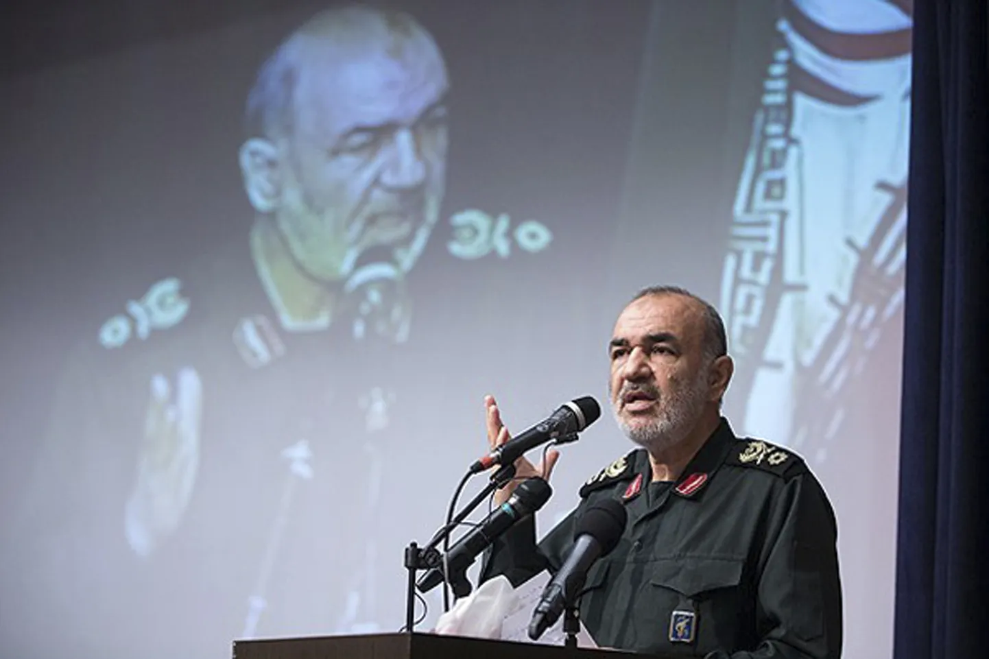 Revolutsioonikaardi juht kindral Hossein Salami.