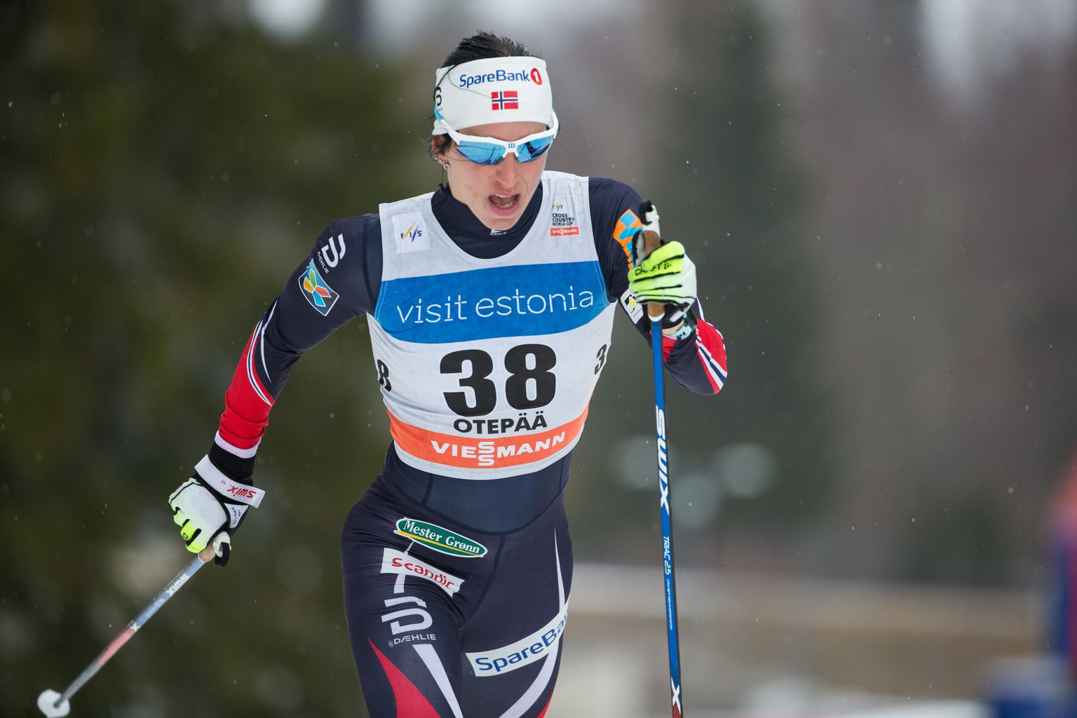 Marit Björgen 2017. aastal Otepää MK-etapil.