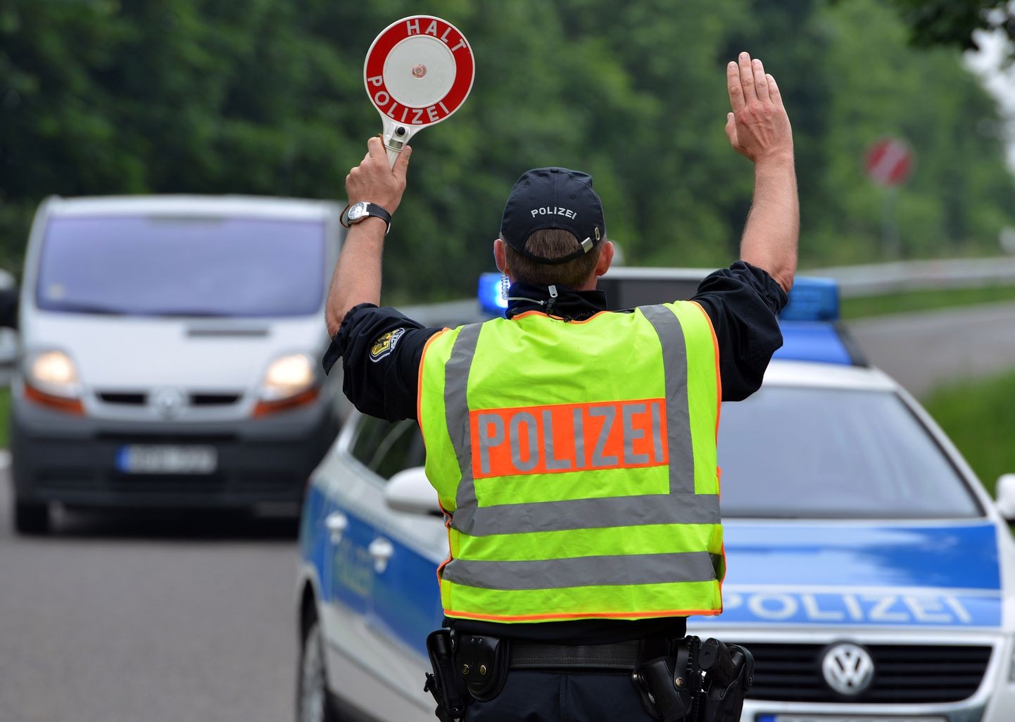 Немецкая полиция (иллюстративное фото).