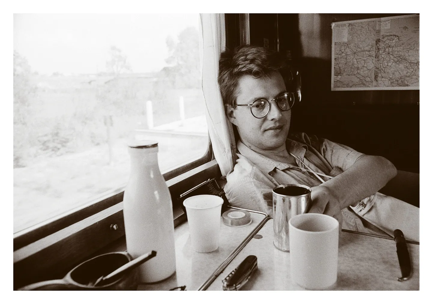 Rootsi kirjanik Stieg Larsson 1987. aastal reisil Moskvast Hongkongi.