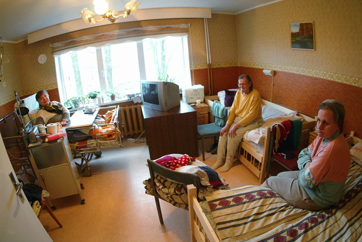 Дома призрения в Эстонии не всегда похожи на красивую картинку из фильма, однако их пациенты сыты и обихожены.