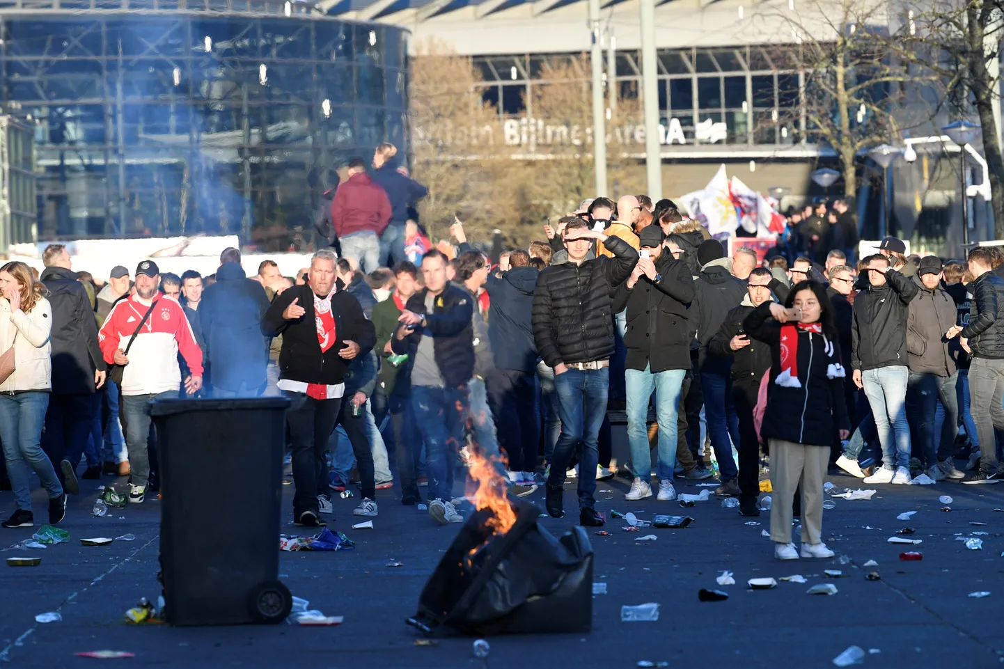 Nädala eest tuli enne Ajaxi ja Juventuse mängu sekkuda Hollandi korrakaitsjatel.