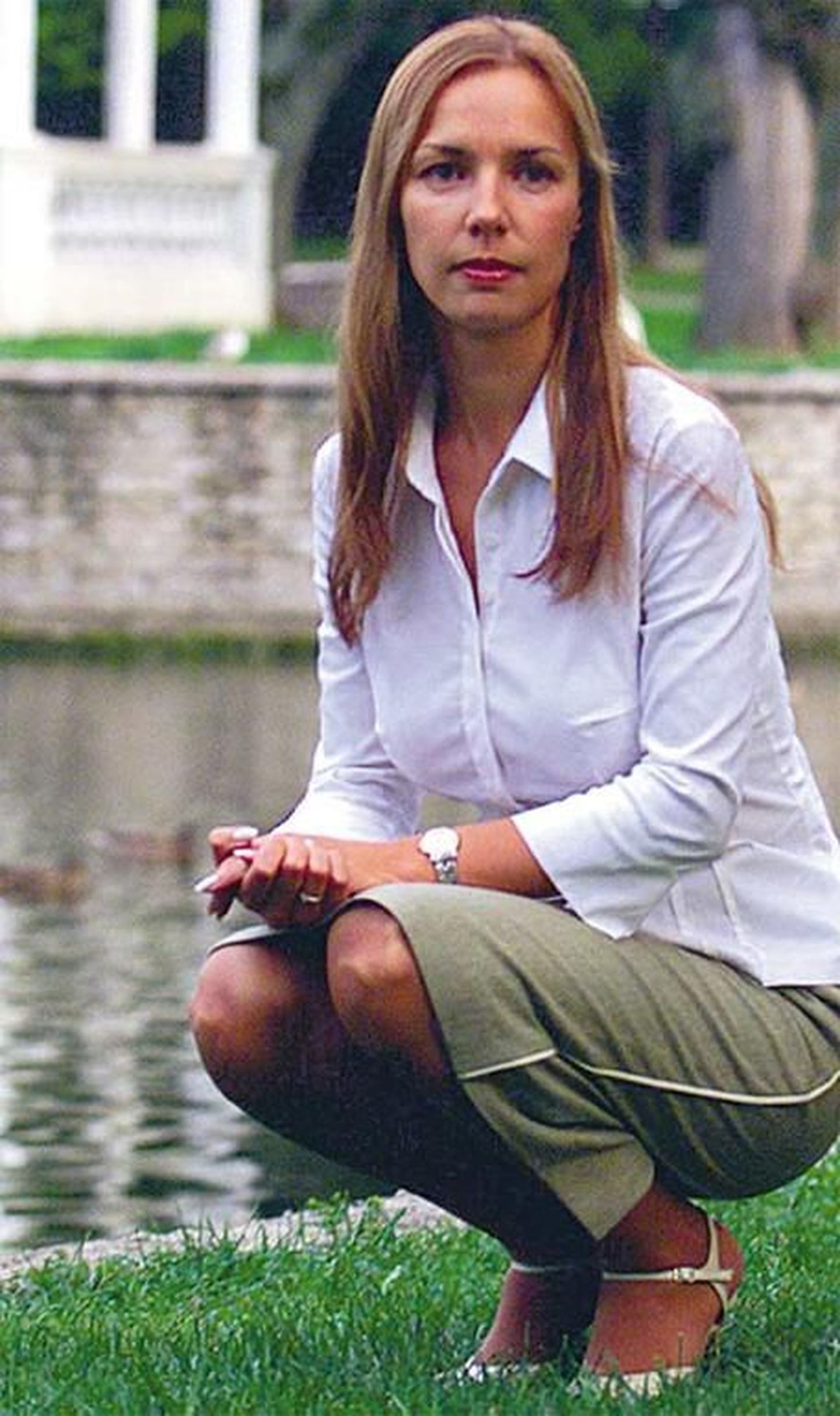 Ilona Saari 24. augustil 2001 Kadriorus.