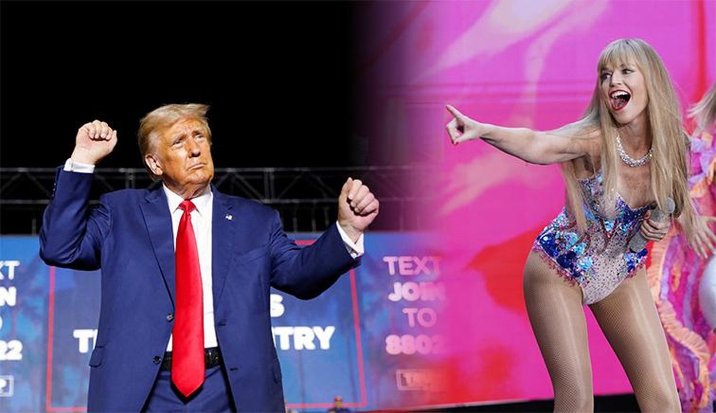 Kahe populistliku ja nartsissistliku iidoli – Donald Trumpi ja Taylor Swifti – vastasseis võib otsustada USA tuleva aasta presidendivalimise tulemuse. (NB! Pildil on hoopis Savannah Guthrie, kes mängis Swifty halloweenipeol)