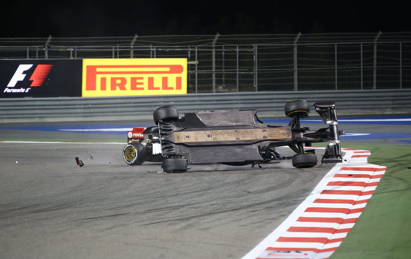 Õnnetusse sattunud Esteban Gutierrez.