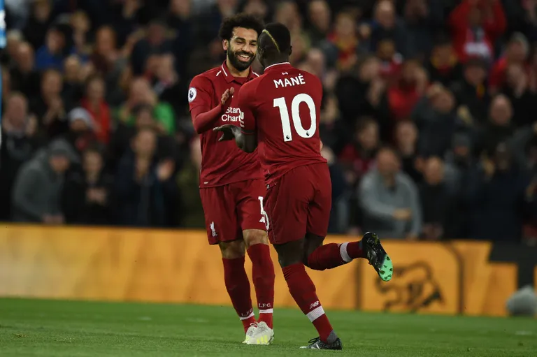 Mohamed Salah ja Sadio Mane.