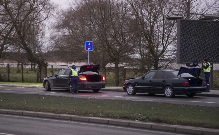 Liiklusõnnetus Tartu maanteel Ülemistel. Foto: