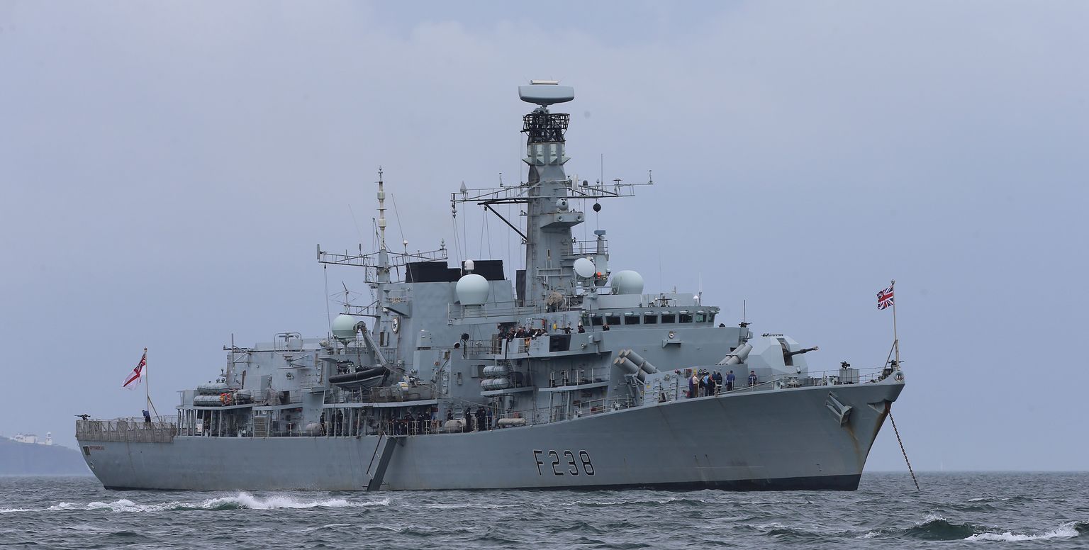 Briti mereväe fregatt HMS Northumberland.