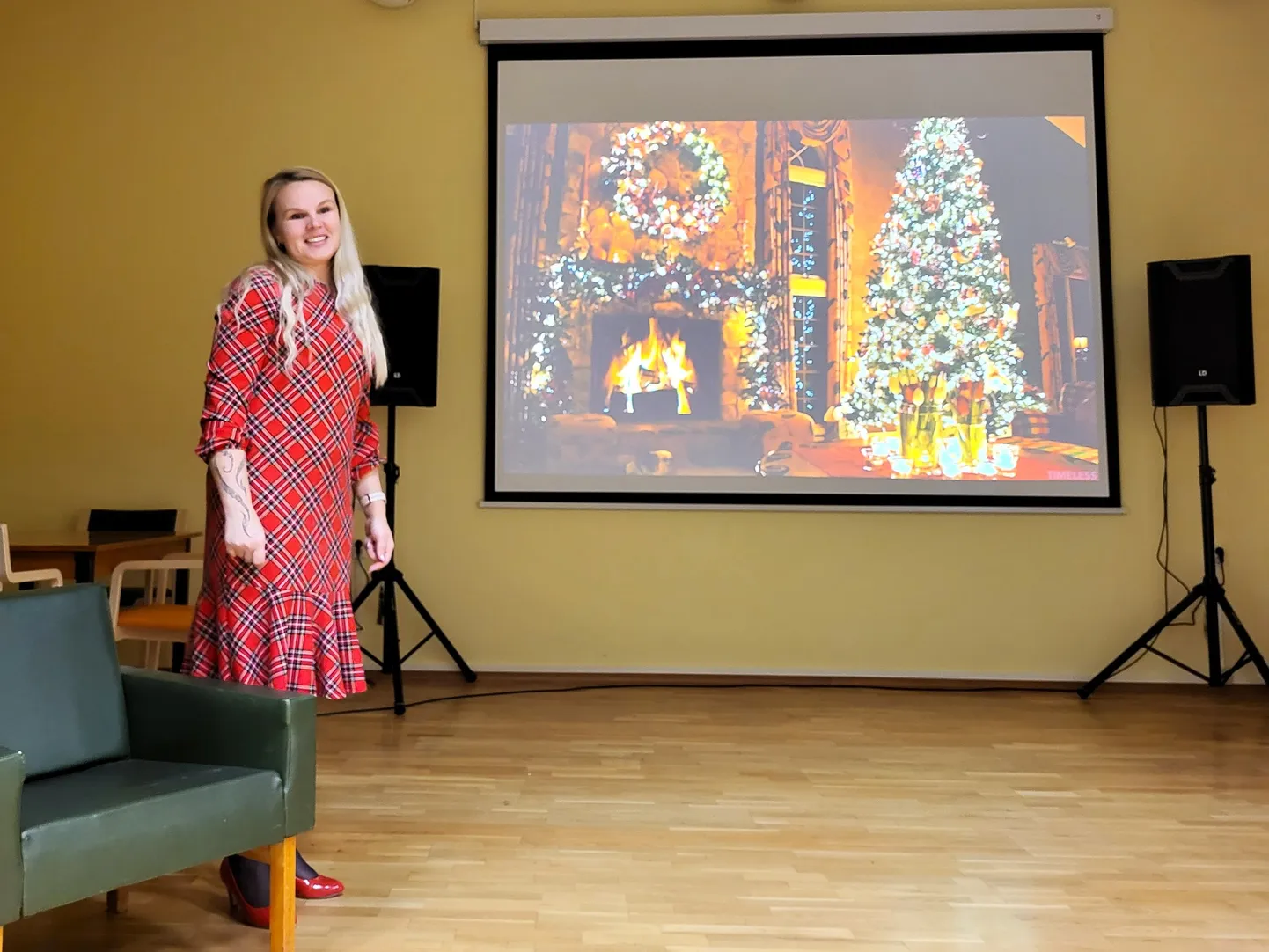 Värska Südamekodu juhataja Kati Arkmani sõnul pole Eestis palju hooldekodusid, kus oleks ka oma kino.