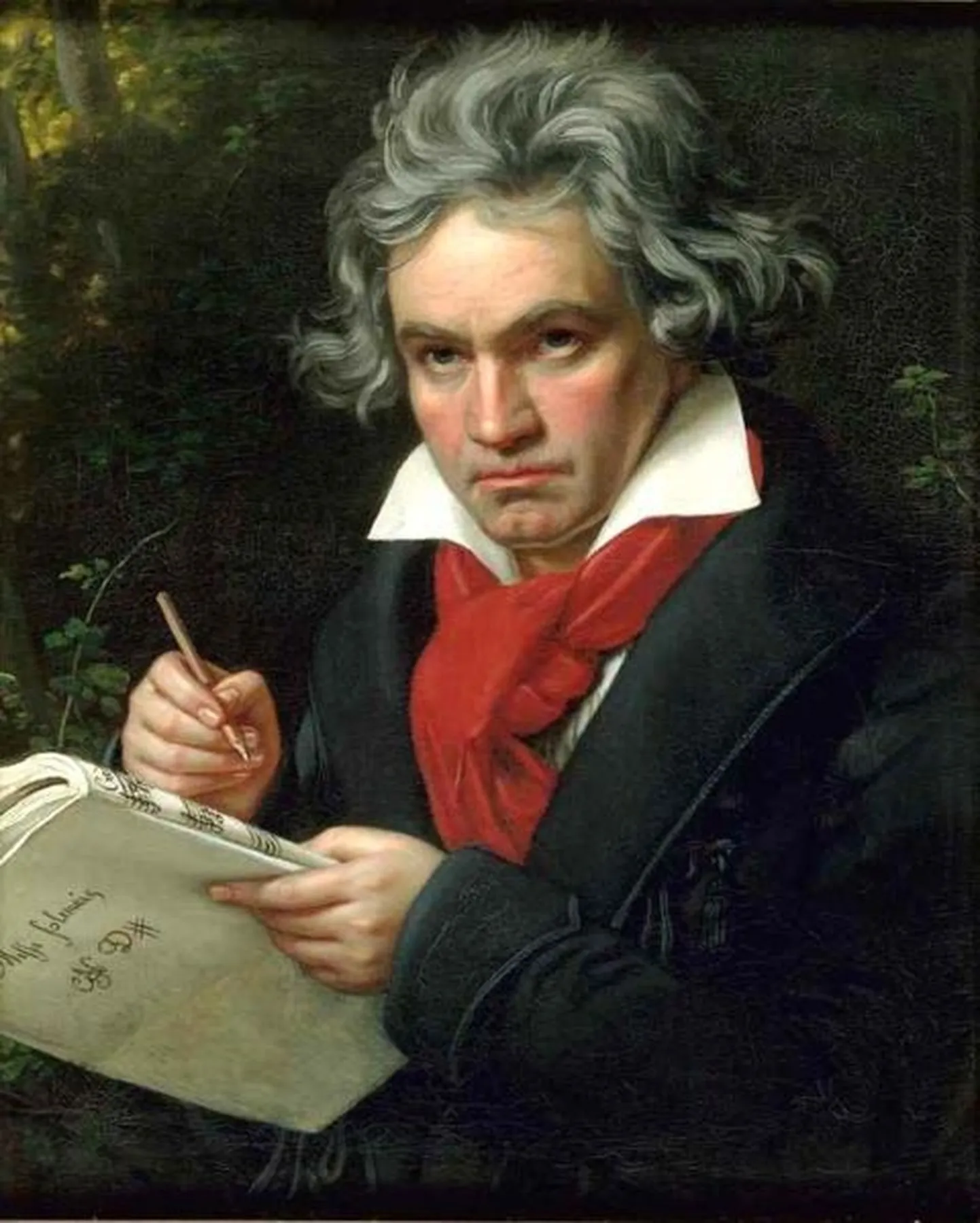 Kunstnik Joseph Karl Stieleri portreemaal Ludwig van Beethovenist