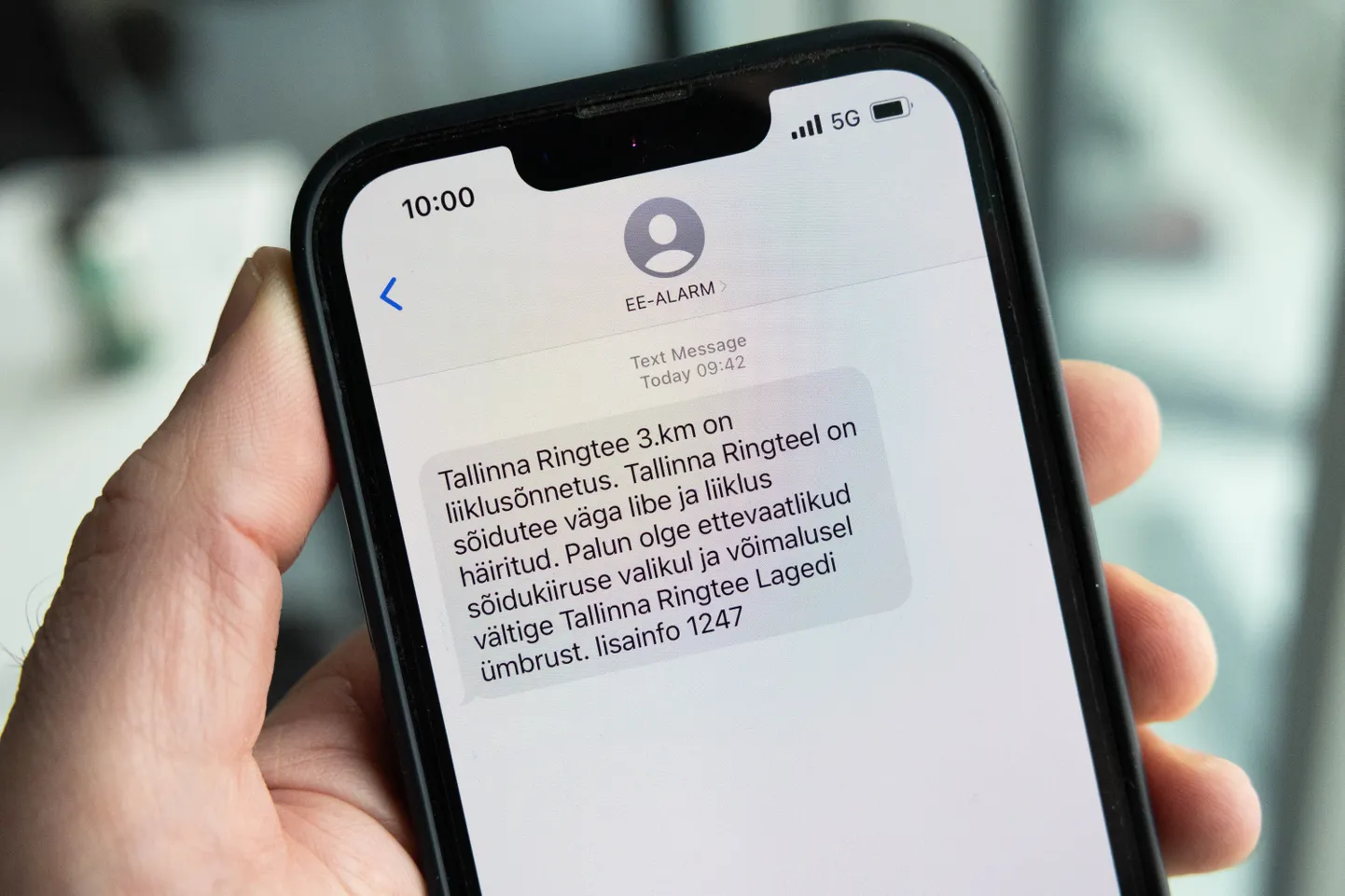 Кризисное оповещение на смартфон посредством SMS.