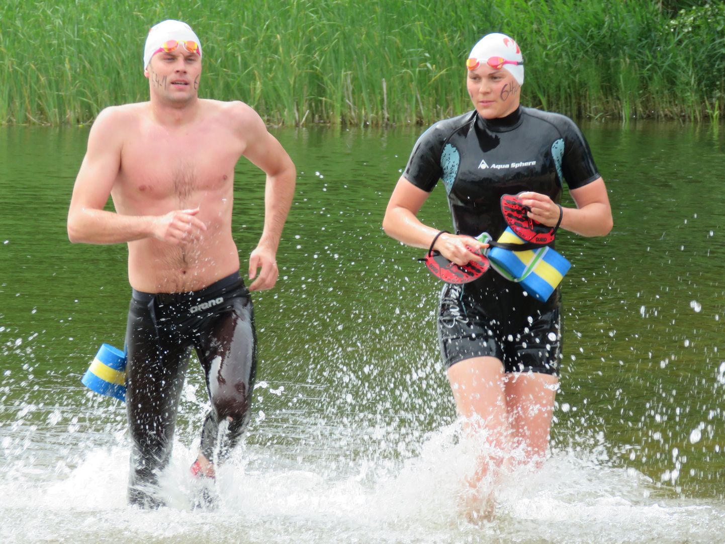 Pühajärvel toimus esimest korda Eestis Swim&Run võistlus mullu.