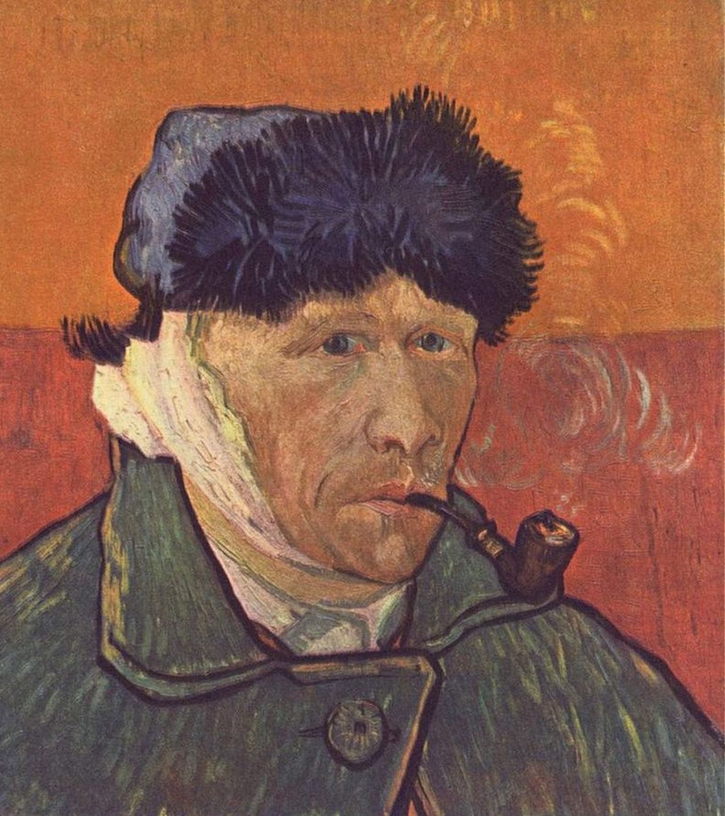 Vincent van Goghi portree, millel ta pea on äralõigatud kõrva tõttu sidemes